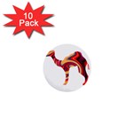 funky camel 1  Mini Button (10 pack) 