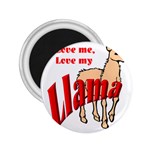 Love my llama 2.25  Magnet