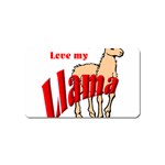 Love my llama Magnet (Name Card)