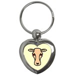 Cow head Key Chain (Heart)