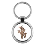 Kangaroo 2 - Key Chain (Round)