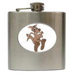 Kangaroo 2 - Hip Flask (6 oz)