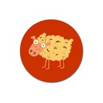 Funky sheep Magnet 3  (Round)