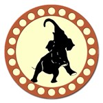 Elephant 1 - Magnet 5  (Round)