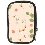 Spring Art Floral Pattern Design Compact Camera Leather Case