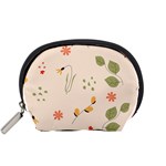 Spring Art Floral Pattern Design Accessory Pouch (Small)