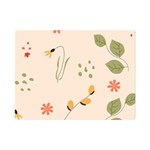 Spring Art Floral Pattern Design Premium Plush Fleece Blanket (Mini)