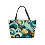 Wave Waves Ocean Sea Abstract Whimsical Classic Shoulder Handbag