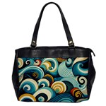 Wave Waves Ocean Sea Abstract Whimsical Oversize Office Handbag
