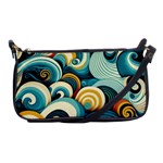 Wave Waves Ocean Sea Abstract Whimsical Shoulder Clutch Bag