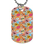 Pop Culture Abstract Pattern Dog Tag (Two Sides)