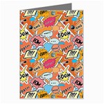 Pop Culture Abstract Pattern Greeting Card