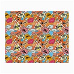 Pop Culture Abstract Pattern Small Glasses Cloth