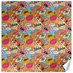 Pop Culture Abstract Pattern Canvas 12  x 12 