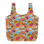 Pop Culture Abstract Pattern Full Print Recycle Bag (L)