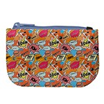 Pop Culture Abstract Pattern Large Coin Purse