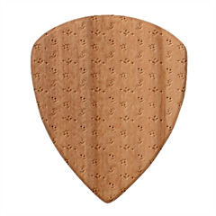 Heart Diamond Pattern Wood Guitar Pick (Set of 10) from ArtsNow.com Front