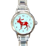 Donkey 6 Round Italian Charm Watch