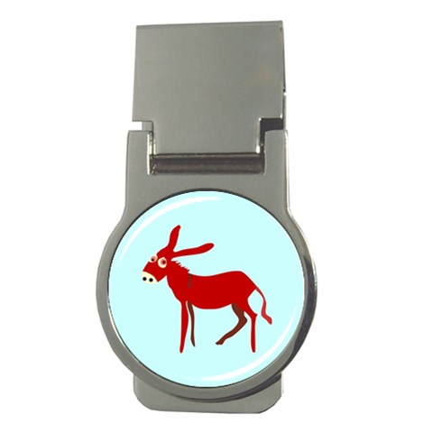 Donkey 6 Money Clip (Round) from ArtsNow.com Front