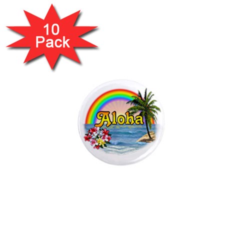 Aloha 1  Mini Magnet (10 pack)  from ArtsNow.com Front