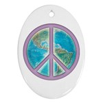 Peace Ornament (Oval)