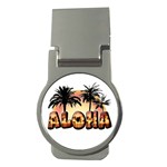 Aloha Sunset Money Clip (Round)