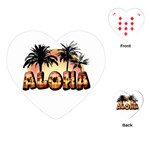Aloha Sunset Playing Cards (Heart)