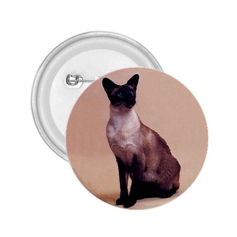 Siamese 2.25  Button from ArtsNow.com Front