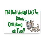 Dog One hump or two Small Doormat