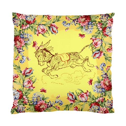 Leaping donkey Cushion Case (One Side) from ArtsNow.com Front