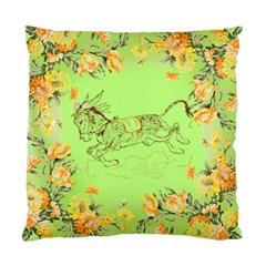 Leaping donkey Cushion Case (Two Sides) from ArtsNow.com Back