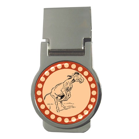 Naughty donkey Money Clip (Round) from ArtsNow.com Front
