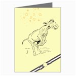 Naughty donkey Greeting Card
