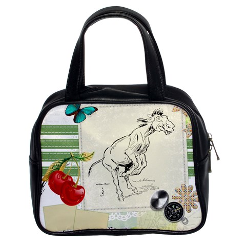 Naughty donkey Classic Handbag (Two Sides) from ArtsNow.com Front