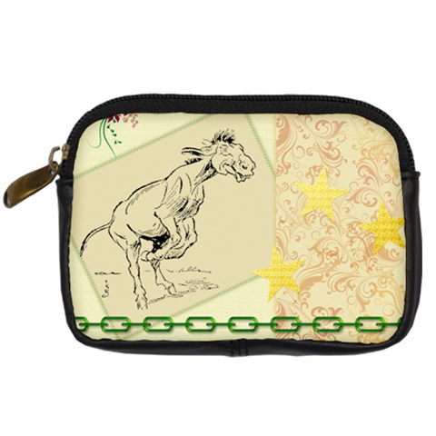 Naughty donkey Digital Camera Leather Case from ArtsNow.com Front