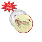 Leaping donkey 1.75  Button (100 pack) 