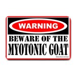 Beware Myotonic Goat Small Doormat