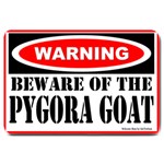 Beware Pygora Goat Large Doormat