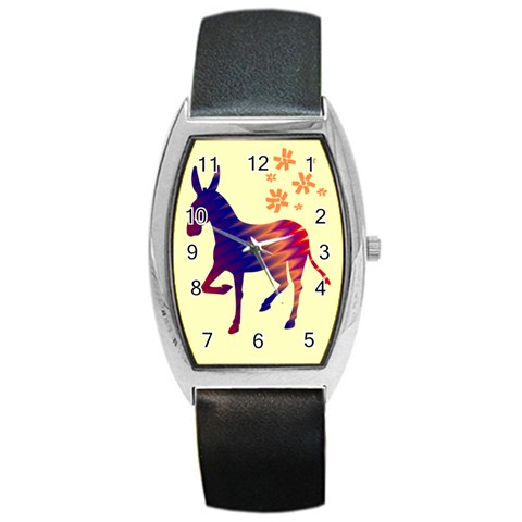 Donkey 8 Barrel Style Metal Watch from ArtsNow.com Front