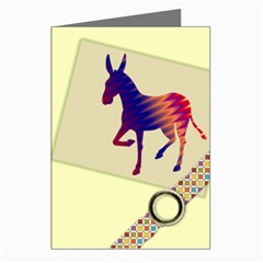 Donkey 8 Greeting Cards (Pkg of 8) from ArtsNow.com Left