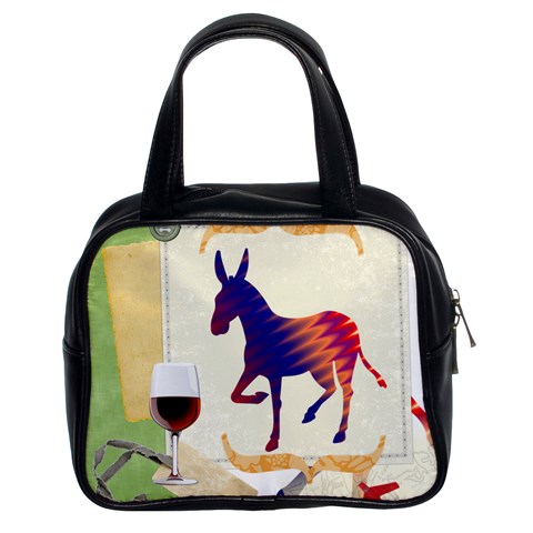 Donkey 8 Classic Handbag (Two Sides) from ArtsNow.com Front