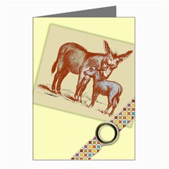 Donkey 9 Greeting Cards (Pkg of 8) from ArtsNow.com Left