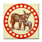 Donkey 9 Tile Coaster