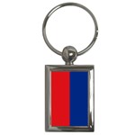 Haitian Flag Haiti Key Chain (Rectangle)
