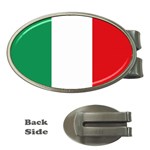 Italian Flag Italy Money Clip (Oval)