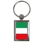 Italian Flag Italy Key Chain (Rectangle)