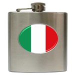 Italian Flag Italy Hip Flask (6 oz)