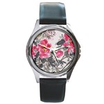 Painting Round Metal Watch