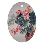 Painting Oval Ornament (Two Sides)