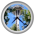 Space Needle Wall Clock (Silver)